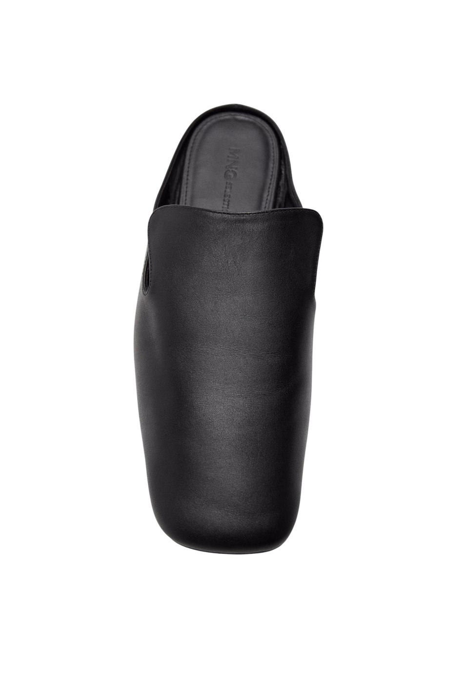 Сабо SATINO из натуральной кожи|Основной цвет:Черный Женский Mango Сабо SATINO из натуральной кожи (цвет ), артикул 17026356 | Фото 3