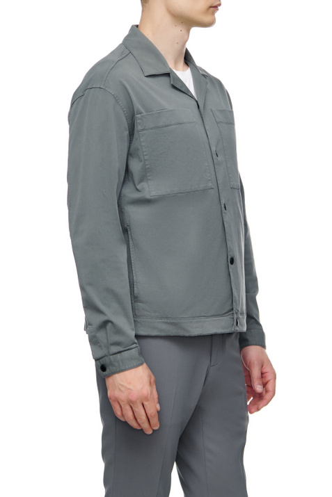 Zegna Рубашка с нагрудными карманами ( цвет), артикул 305275-ZCO10-G | Фото 4