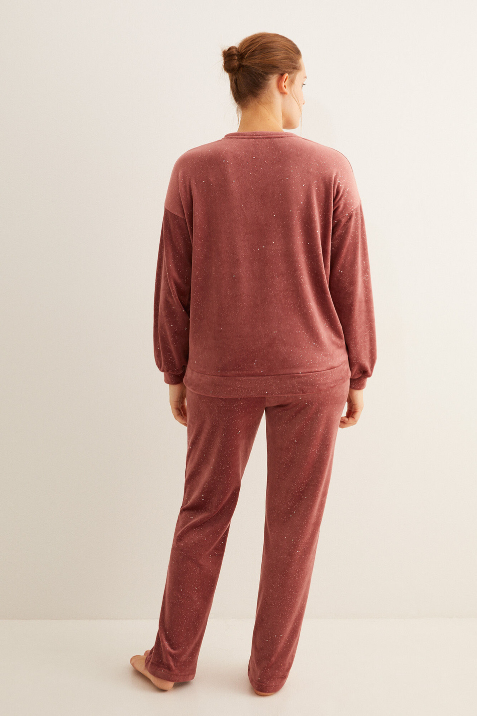 Women'secret Велюровая пижама с принтом созвездия (цвет ), артикул 3598721 | Фото 2