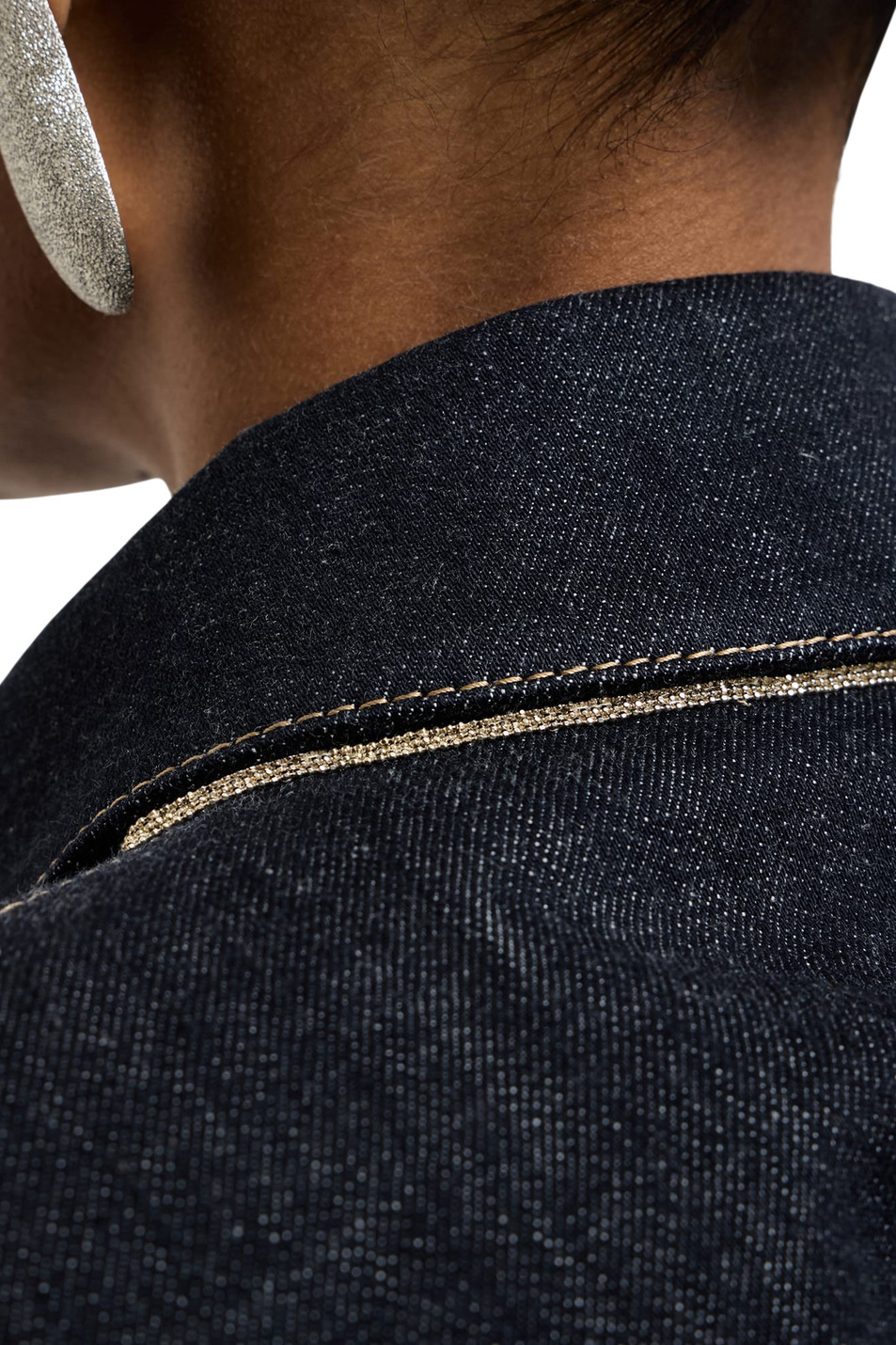 Женский Brunello Cucinelli Куртка джинсовая (цвет ), артикул ML1347672 | Фото 5