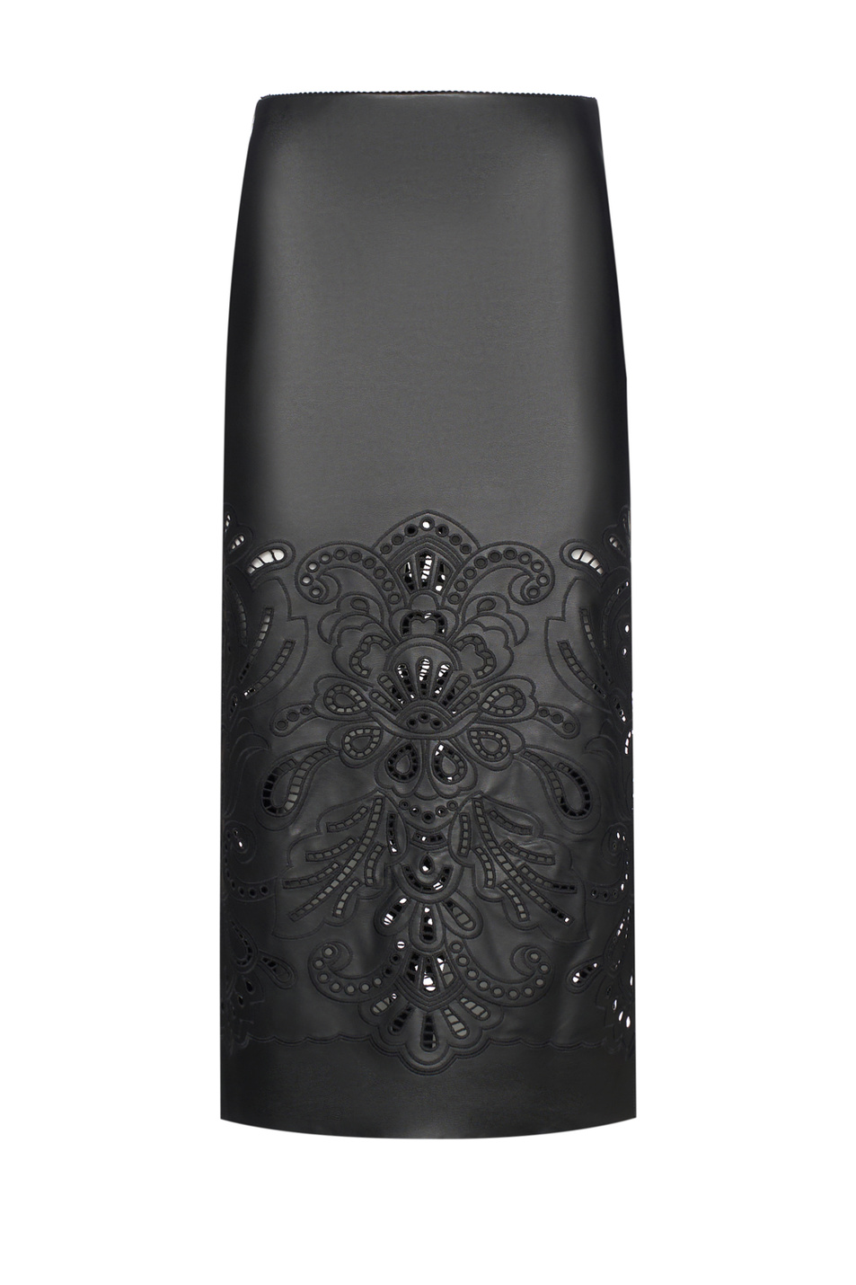 Юбка из искусственной кожи|Основной цвет:Черный Женский Ermanno Firenze Юбка из искусственной кожи (цвет ), артикул D47EO015E5C | Фото 1