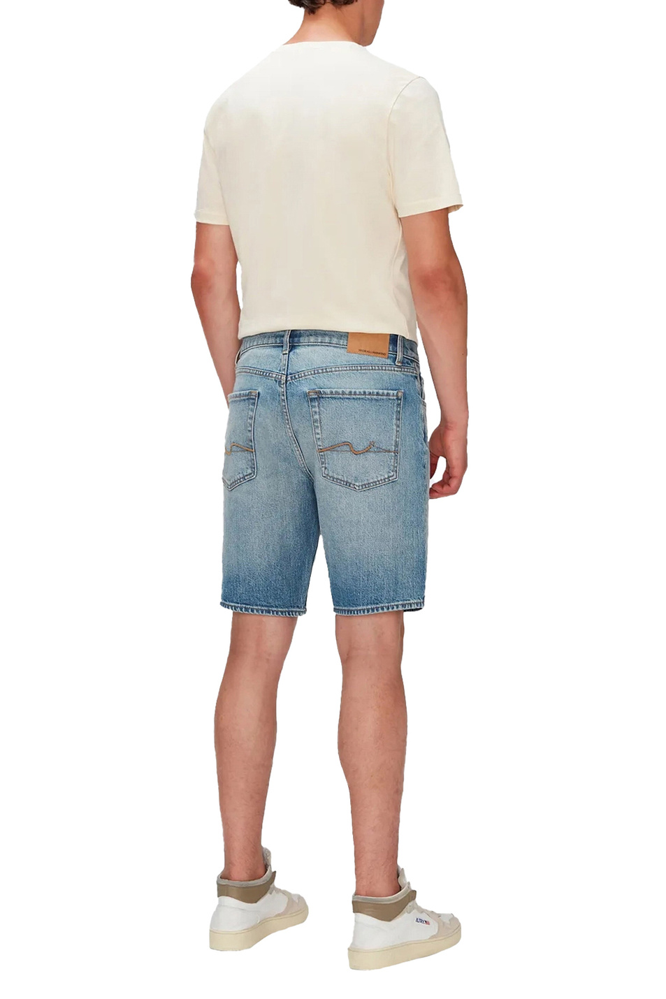 Мужской 7 for all Mankind Джинсовые шорты STRAIGHT Waterfall (цвет ), артикул JSSRC100WA | Фото 3
