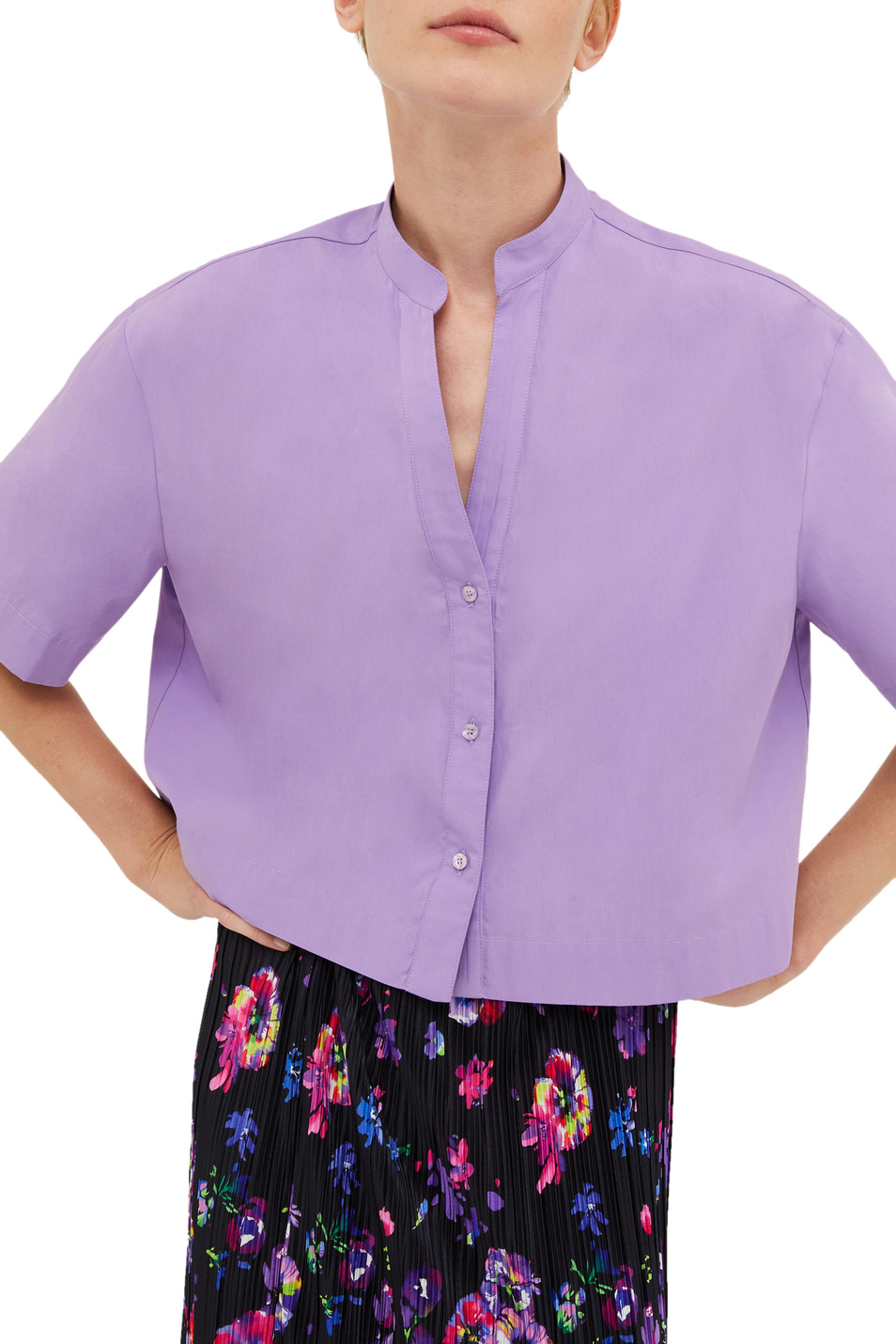 Женский MAX&Co. Рубашка MADRE из натурального хлопка (цвет ), артикул 2416111074 | Фото 3