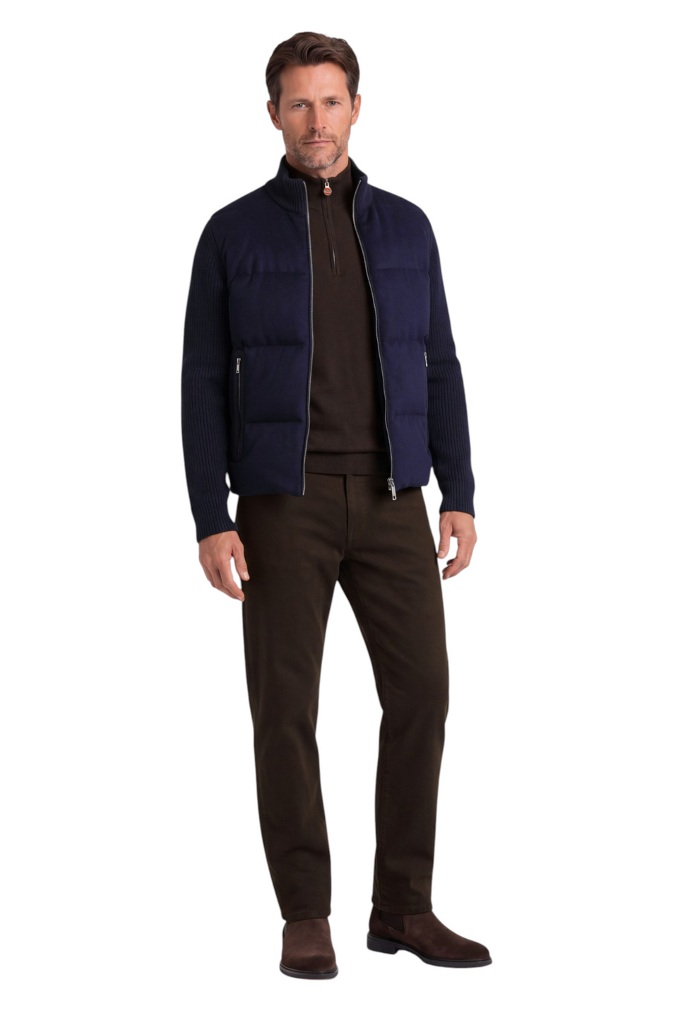 Мужской Kiton Джемпер из шерсти на молнии (цвет ), артикул UMK089923700J | Фото 3