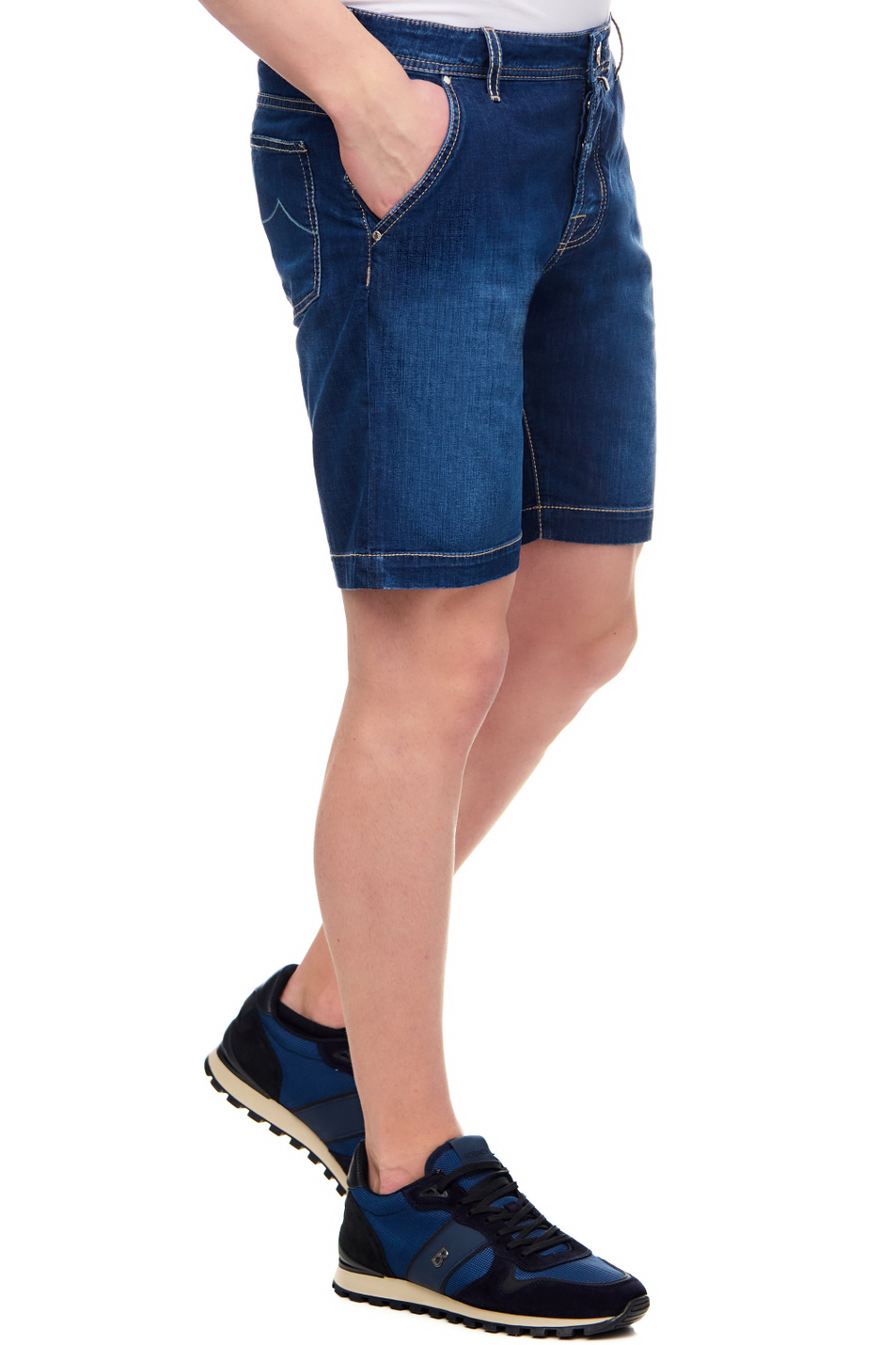 Мужской Jacob Cohen Шорты джинсовые (цвет ), артикул UOE0235S3735 | Фото 3