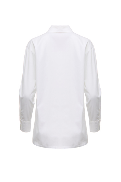 Хлопковая блузка Evey|Основной цвет:Белый|Артикул:50464275 | Фото 2