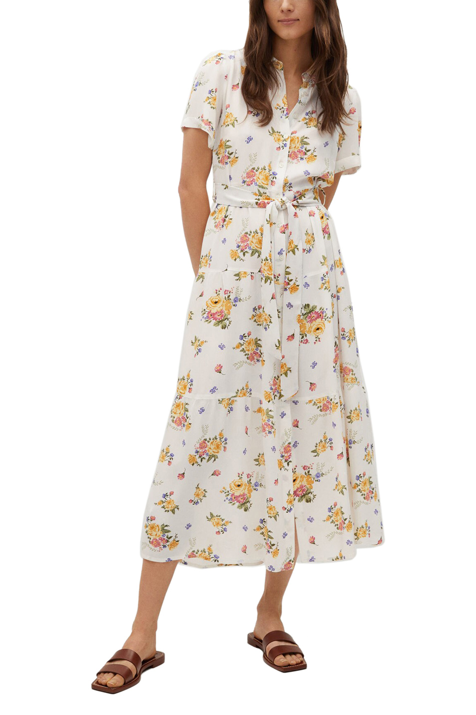 Mango Платье-рубашка SHIRTY с цветочным принтом (цвет ), артикул 87039009 | Фото 2