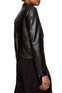 BOSS Кожаная куртка с асимметричной застежкой ( цвет), артикул 50454472 | Фото 4