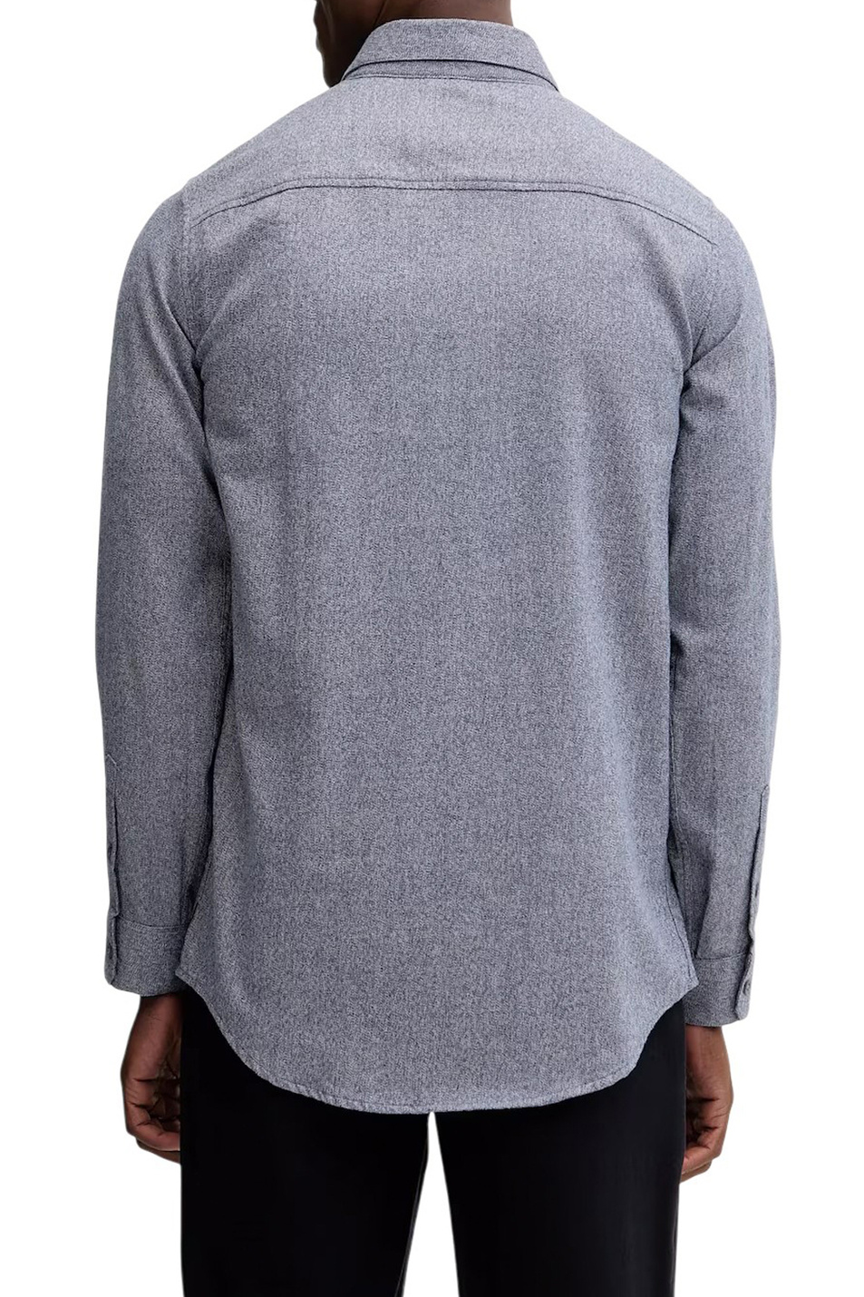 Мужской Armani Exchange Рубашка однотонная с логотипом (цвет ), артикул XM001147-AF16610 | Фото 5