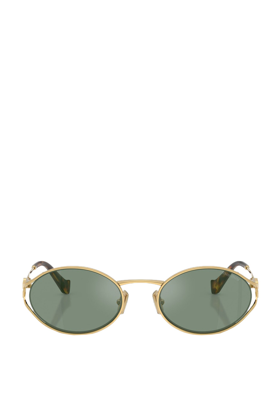 Солнцезащитные очки 0MU 52YS|Основной цвет:Зеленый Женский Miu Miu Eyewear Солнцезащитные очки 0MU 52YS (цвет ), артикул 0MU 52YS | Фото 2