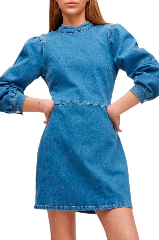 Женский HUGO Платье из эластичного хлопка с вырезом на спинке (цвет ), артикул 50483409 | Фото 3