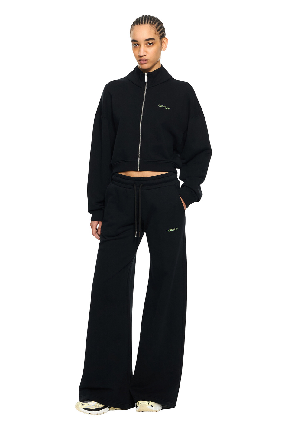 Женский Off-White Брюки Bookish из хлопка (цвет ), артикул OWCH022S26FLE0011058 | Фото 2
