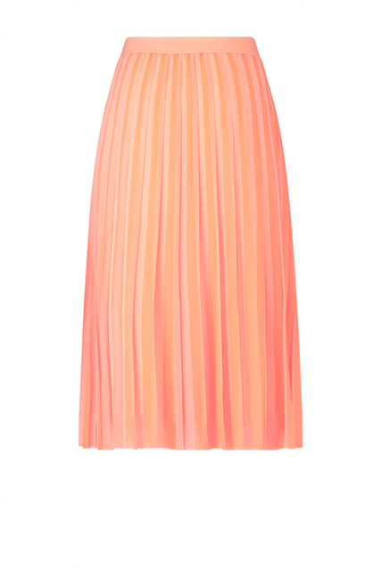 Плиссированная юбка|Основной цвет:Коралловый|Артикул:710006-31270 | Фото 2