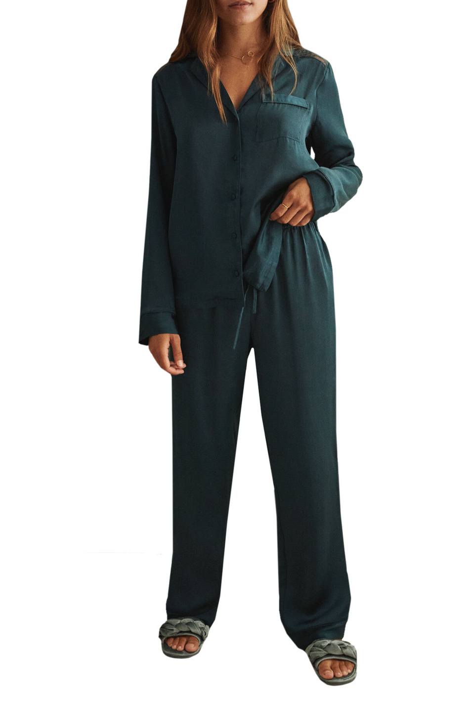 Женский Women'secret Костюм домашний из атласа и кружева (цвет ), артикул 2544838 | Фото 1