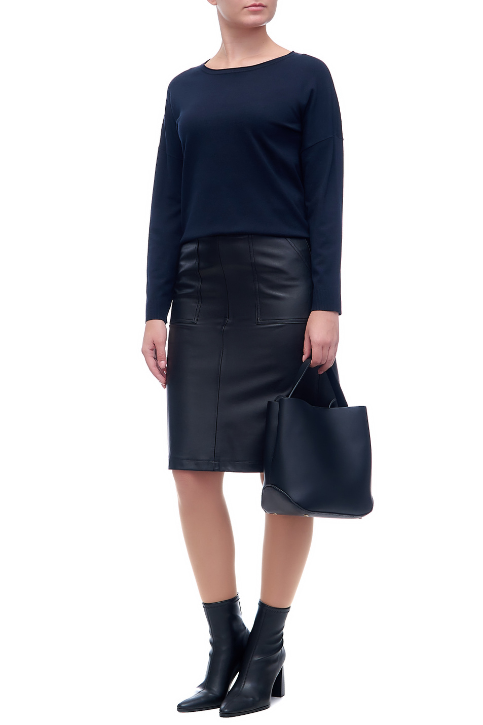 Женский Gerry Weber Юбка из вискозы с боковыми карманами (цвет ), артикул 510101-66778 | Фото 3