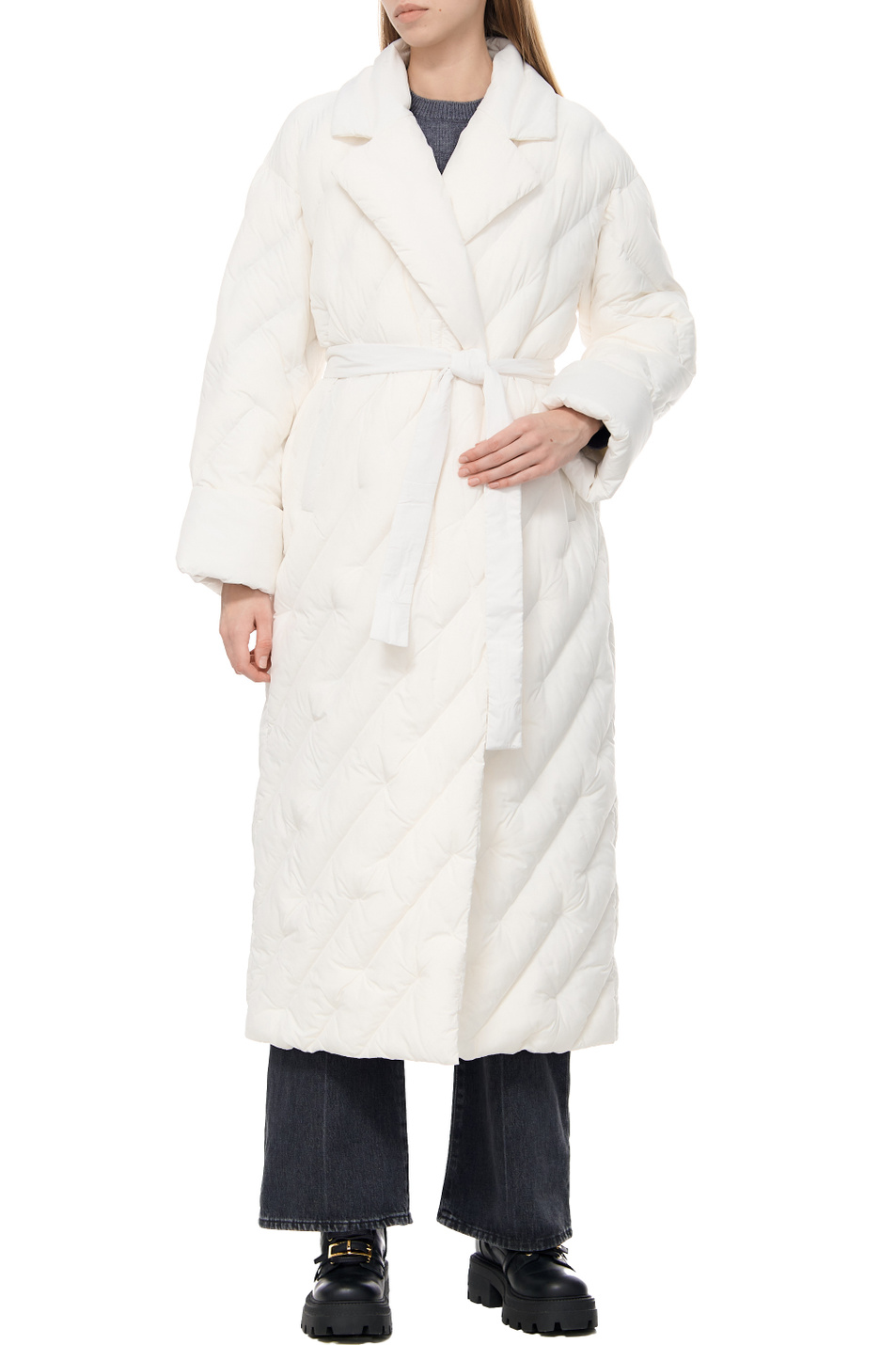 Женский Pinko Пальто стеганое CALLBACK с поясом (цвет ), артикул 101599A0L5 | Фото 2