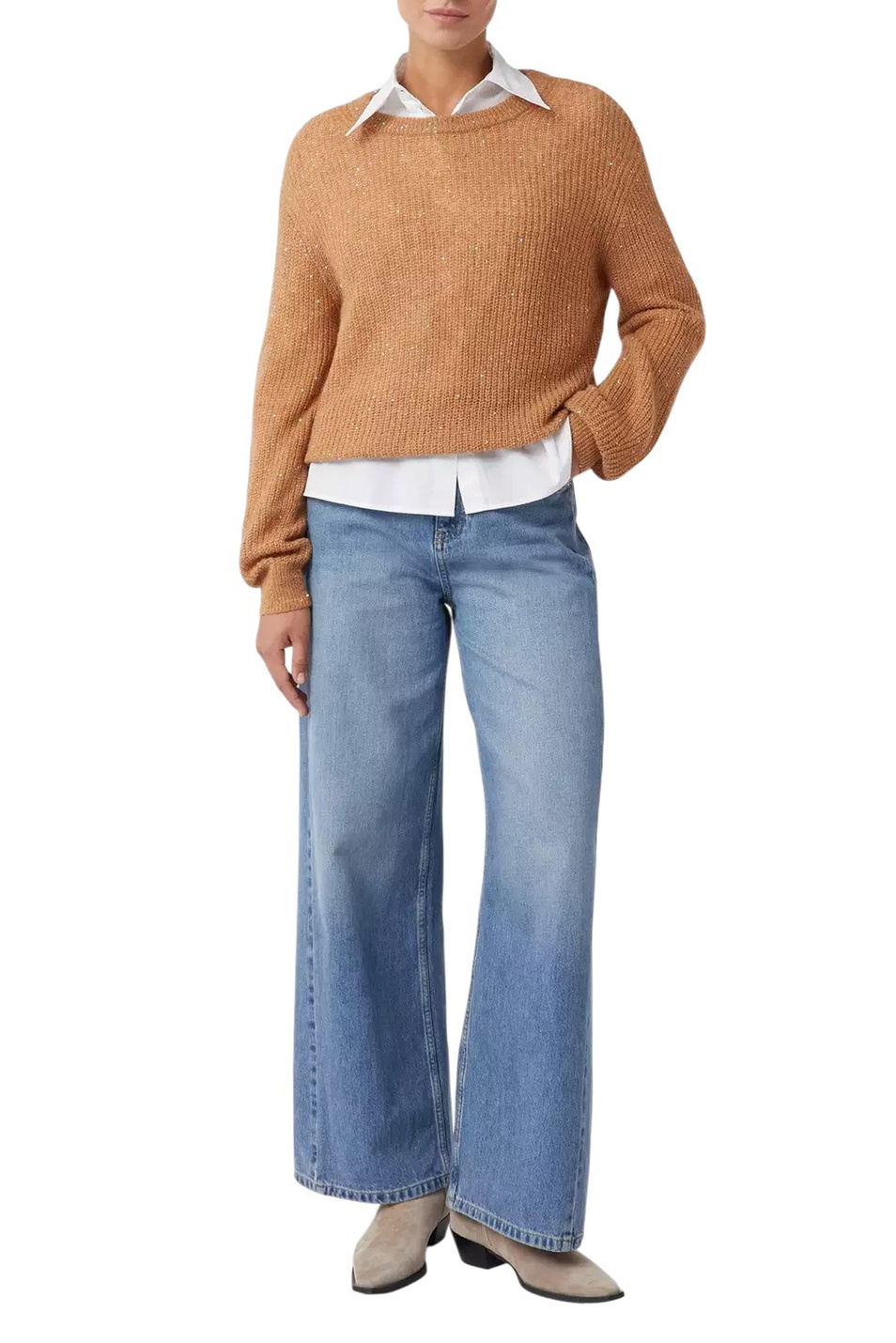 Женский Comma Джемпер с пайетками (цвет ), артикул 2171332 | Фото 2