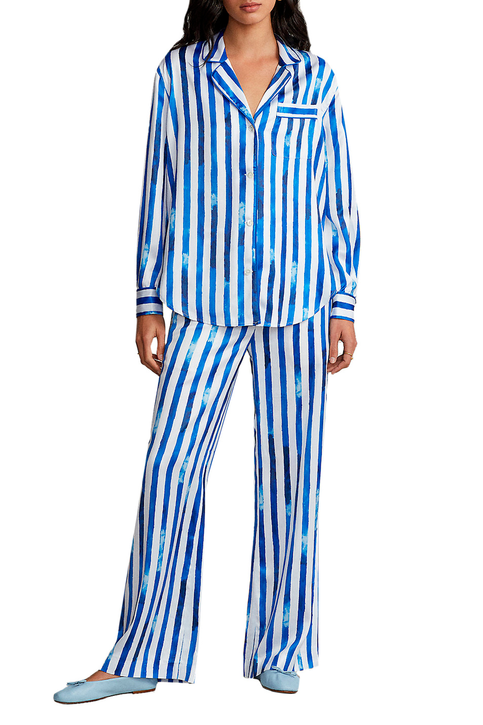 Женский Polo Ralph Lauren Атласная блузка (цвет ), артикул 211857025001 | Фото 2