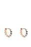 Parfois Маленькие серьги-кольца с цветными вставками ( цвет), артикул 191121 | Фото 1