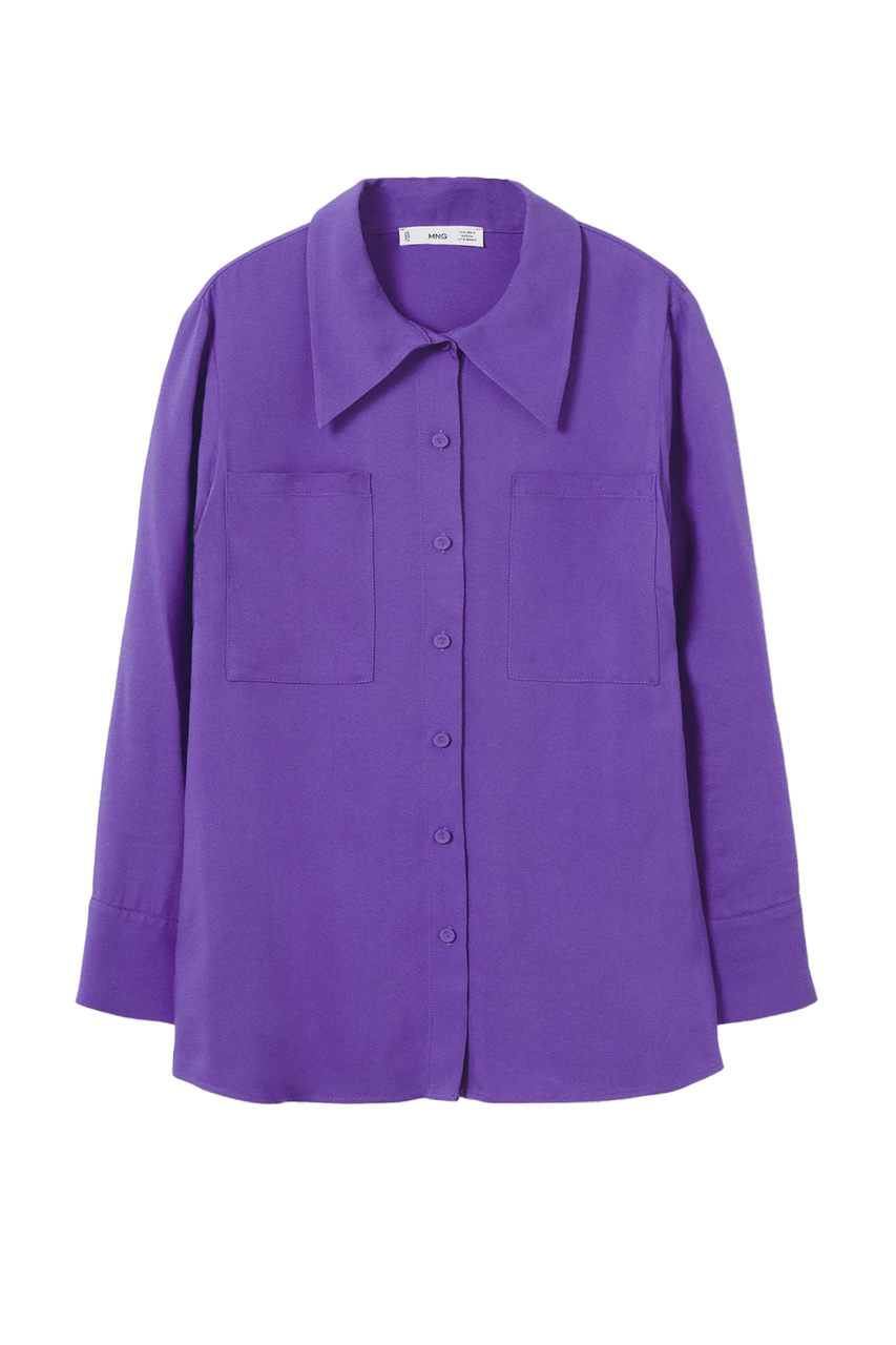 Блузка JAM с карманами|Основной цвет:Фиолетовый|Артикул:17015963 | Фото 1