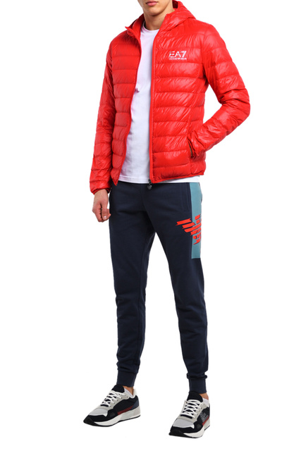 Куртка стеганая с наполнителем из утиного пуха и пера|Основной цвет:Красный|Артикул:8NPB02-PN29Z | Фото 2