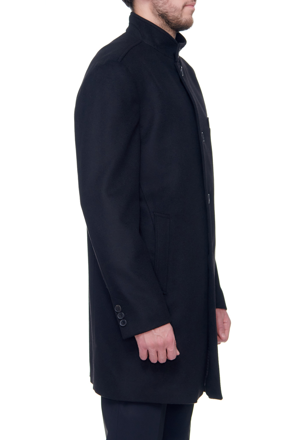 Мужской BOSS Пальто из шерсти и кашемира (цвет ), артикул 50459043 | Фото 4