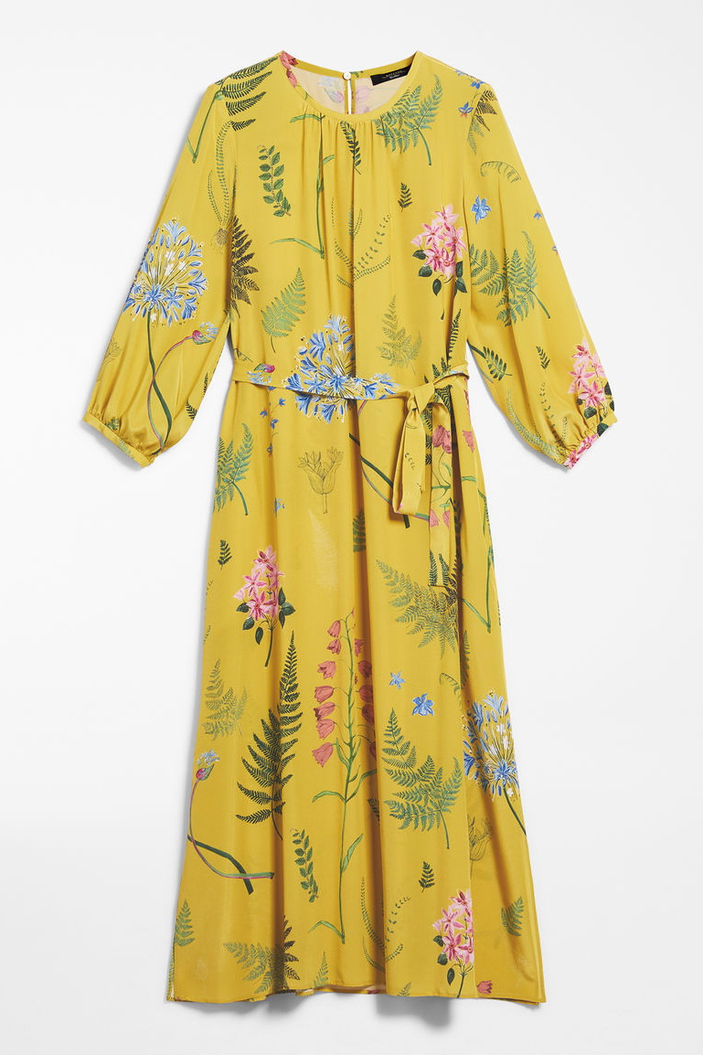 Weekend Max Mara Платье из натурального шелка с принтом MEDUSA (цвет ), артикул 52210107 | Фото 2