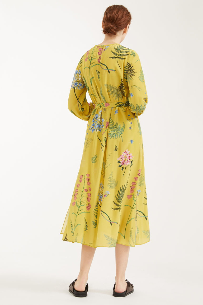 Weekend Max Mara Платье из натурального шелка с принтом MEDUSA (цвет ), артикул 52210107 | Фото 5