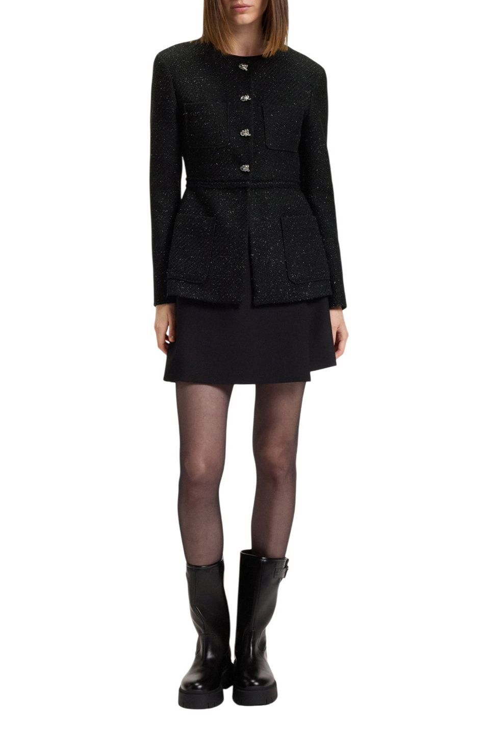 Женский HUGO Жакет Afranzi твидовый (цвет ), артикул 50555880 | Фото 2