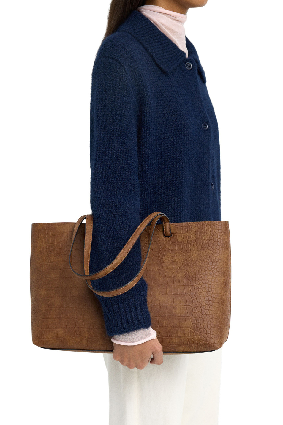 Женский Parfois Сумка-шопер из искусственной кожи (цвет ), артикул 244996 | Фото 6