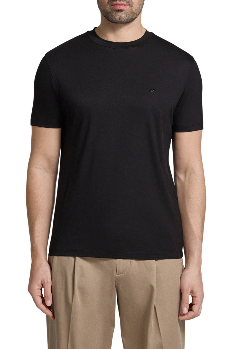 Мужской Emporio Armani Футболка с логотипом (цвет ), артикул EM004586-AF13721 | Фото 3