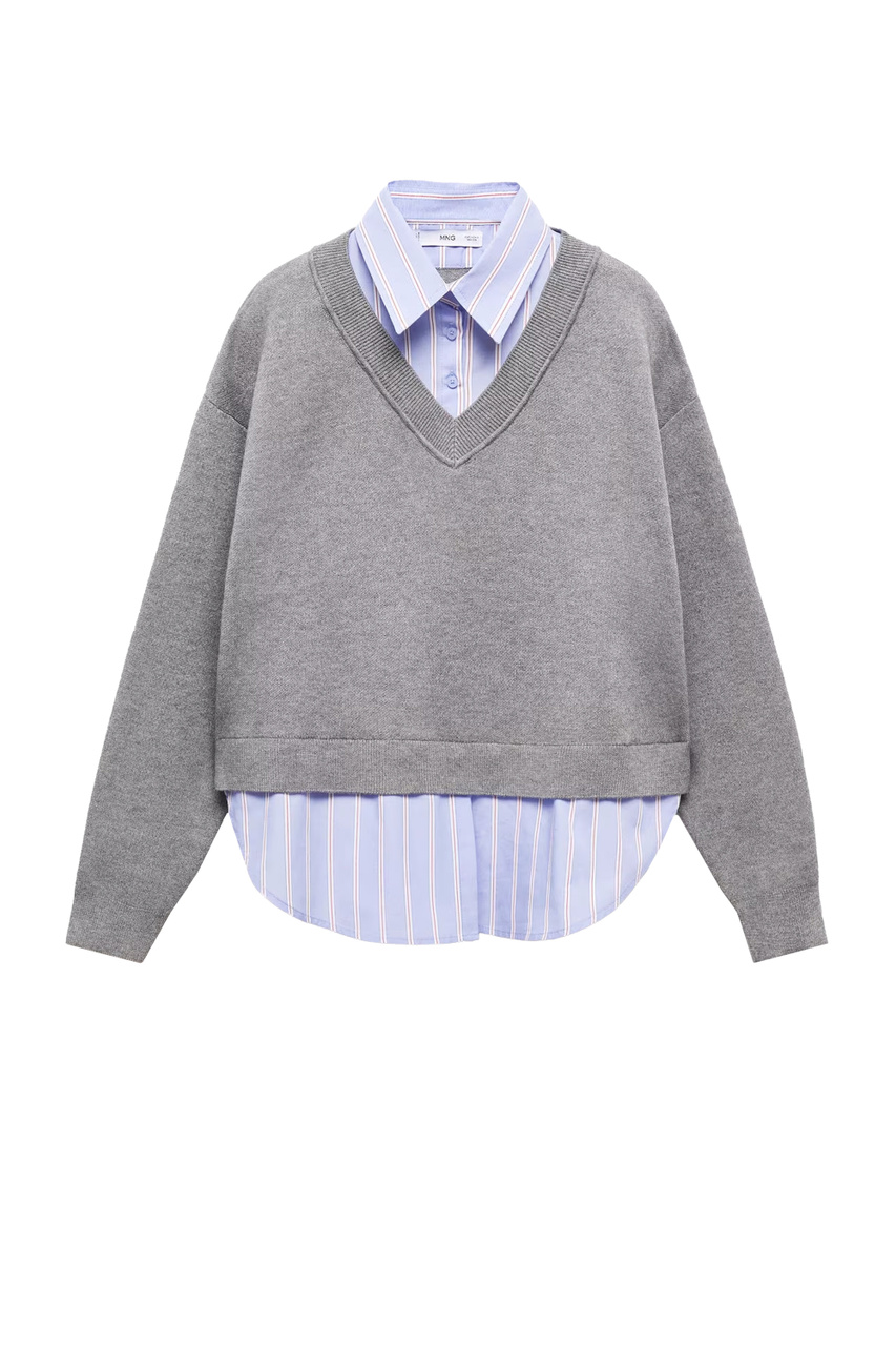 Пуловер CHIARA|Основной цвет:Серый|Артикул:67094038 | Фото 1