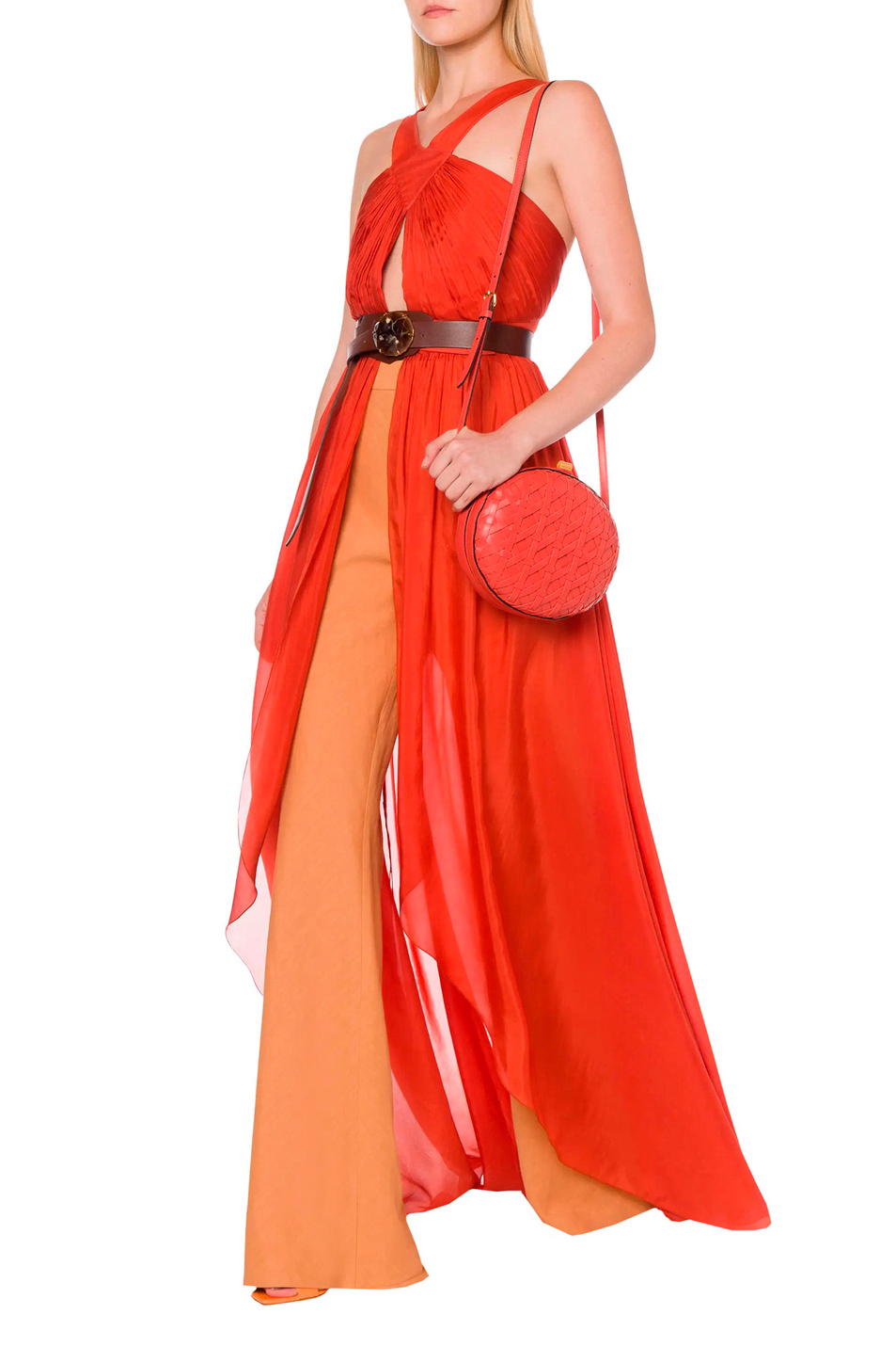 Женский Alberta Ferretti Платье из натурального шелка (цвет ), артикул A0402-0118 | Фото 2