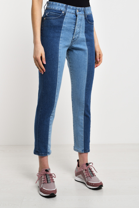 HUGO Укороченные двухцветные джинсы ( цвет), артикул 50426440 | Фото 1