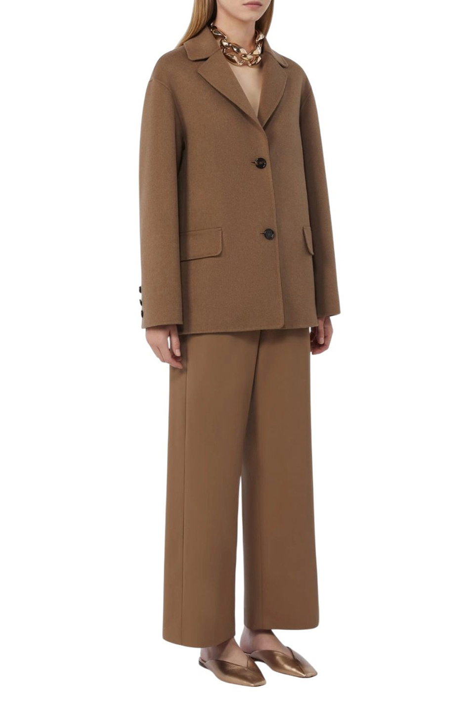 Женский Max Mara Брюки ARGENTA из шерсти (цвет ), артикул 2619131031 | Фото 2