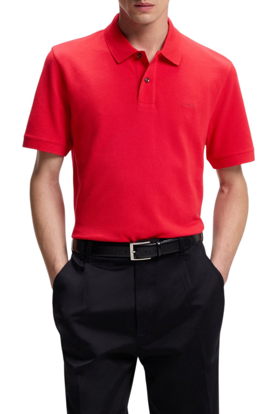 Мужской BOSS Поло Pallas из натурального хлопка (цвет ), артикул 50553564 | Фото 3