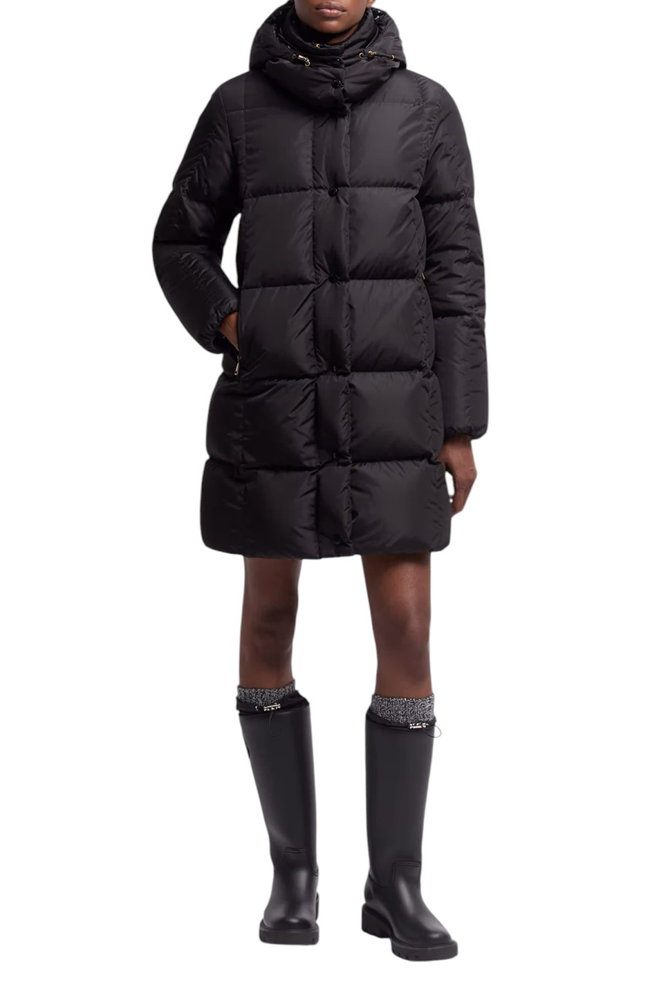 Женский Moncler Пальто LITTE с пуховым наполнителем (цвет ), артикул K20931C00020-539ZD | Фото 3