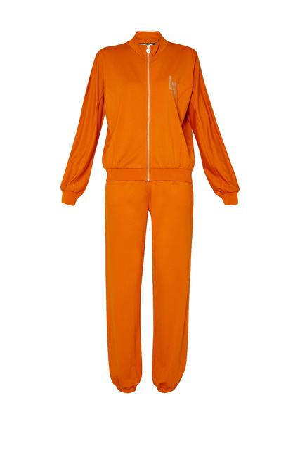 Спортивный костюм с логотипом на груди|Основной цвет:Оранжевый|Артикул:TA3193J5942 | Фото 1