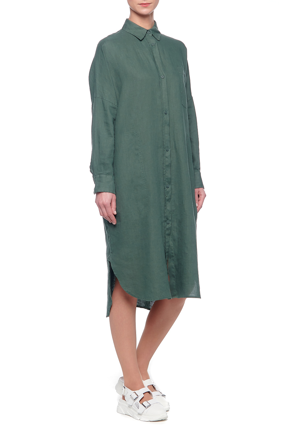 Max Mara Платье-рубашка PROCIDA из чистого льна (цвет ), артикул 32210316 | Фото 3