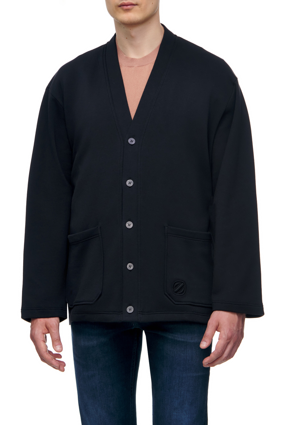 Мужской Zegna Однотонный кардиган с накладными карманами (цвет ), артикул N6MP01270 | Фото 1