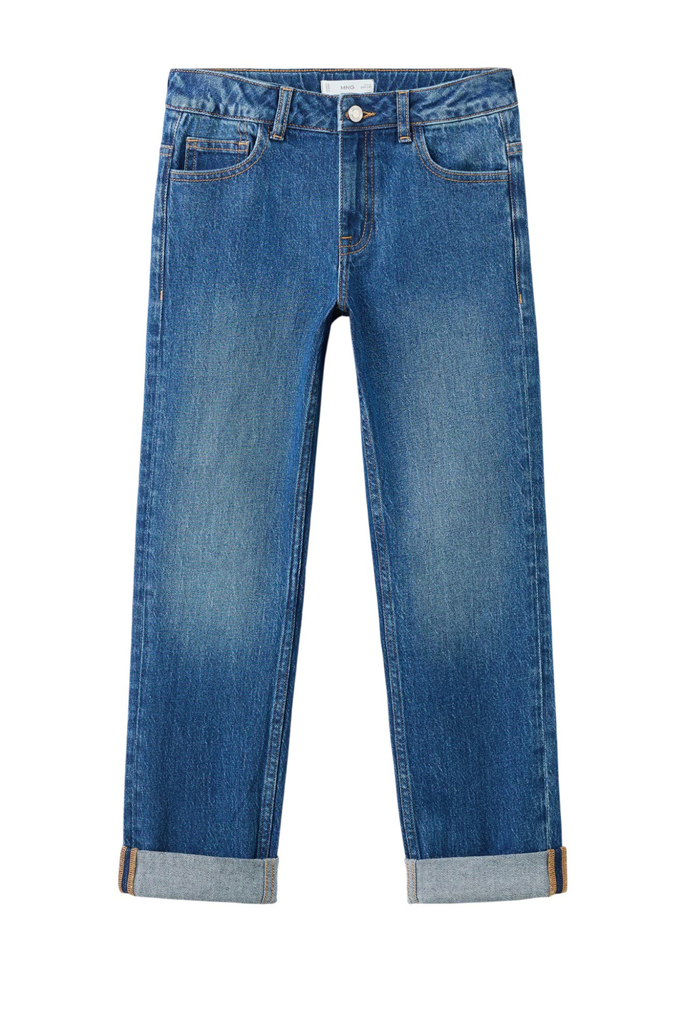 Мальчикам Mango Kids Джинсы REGULAR из эластичного хлопка (цвет ), артикул 27041239 | Фото 1