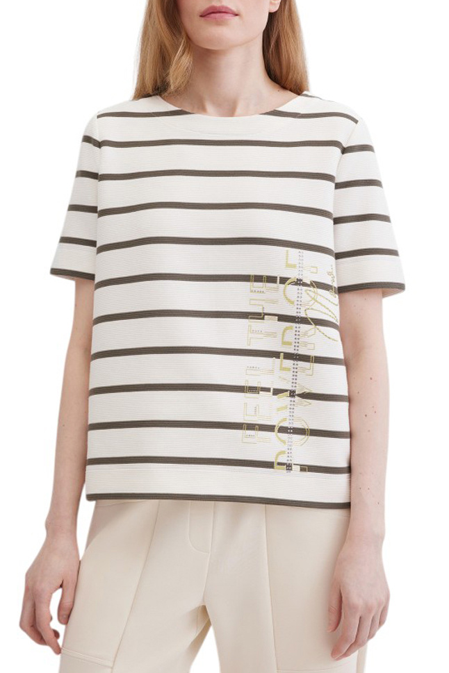 Женский Gerry Weber Футболка из смесового хлопка (цвет ), артикул 170006-56017 | Фото 4