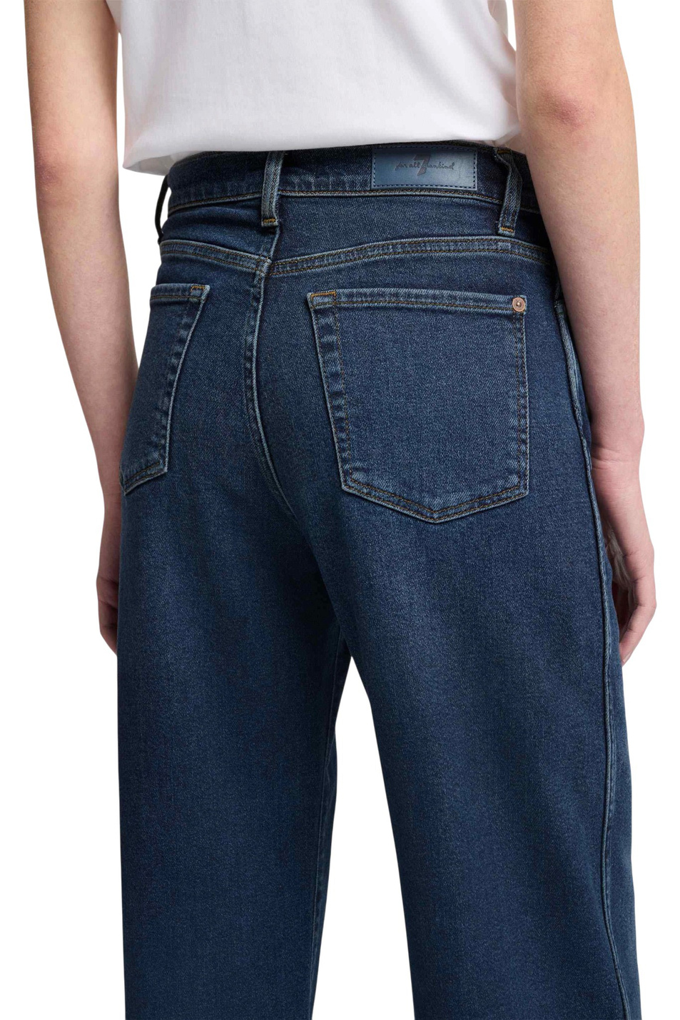 Женский 7 for all Mankind Джинсы из эластичного хлопка (цвет ), артикул 7U66SA91 | Фото 5