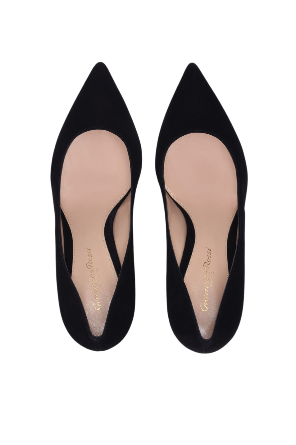 Женский Gianvito Rossi Туфли GIANVITO 70 из натуральной замши (цвет ), артикул G26770.70RIC.CAMNERO | Фото 3