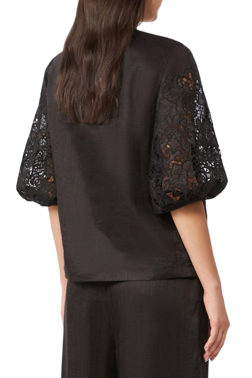 Женский Max Mara Блузка ORDINE с акцентными рукавами (цвет ), артикул 2616161012 | Фото 4