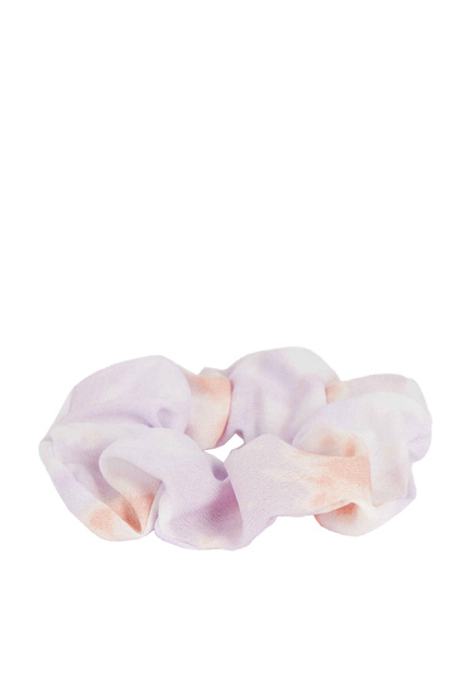 Резинка для волос с принтом тай-дай|Основной цвет:Розовый|Артикул:188832 | Фото 1