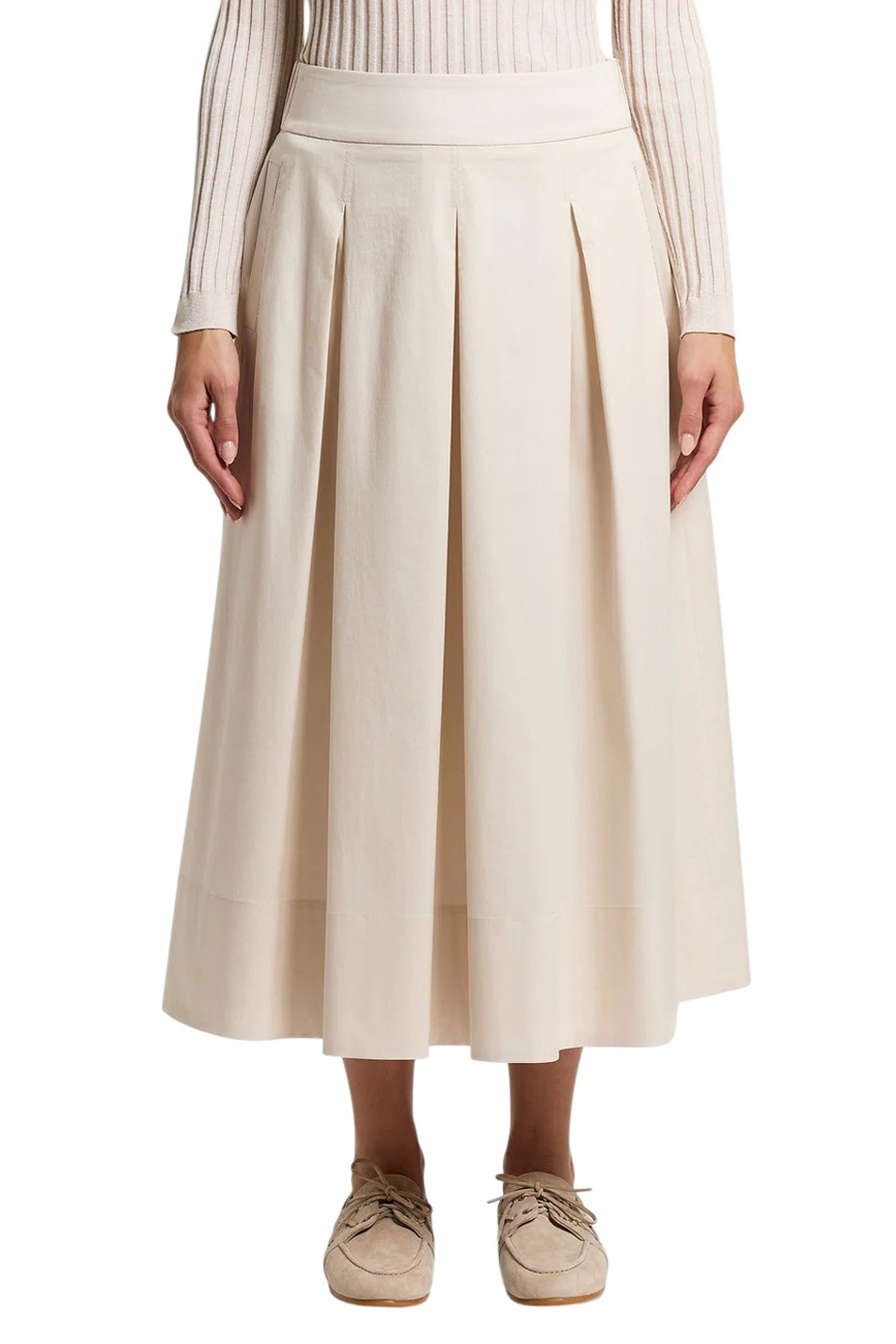 Женский Peserico Юбка из эластичного хлопка (цвет ), артикул A05537-01979 | Фото 4