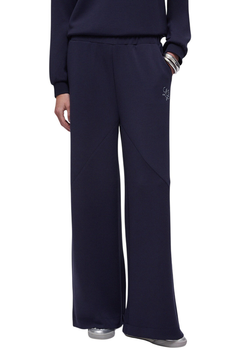 Женский Liu Jo Брюки-палаццо однотонные (цвет ), артикул TA6080JS869 | Фото 4