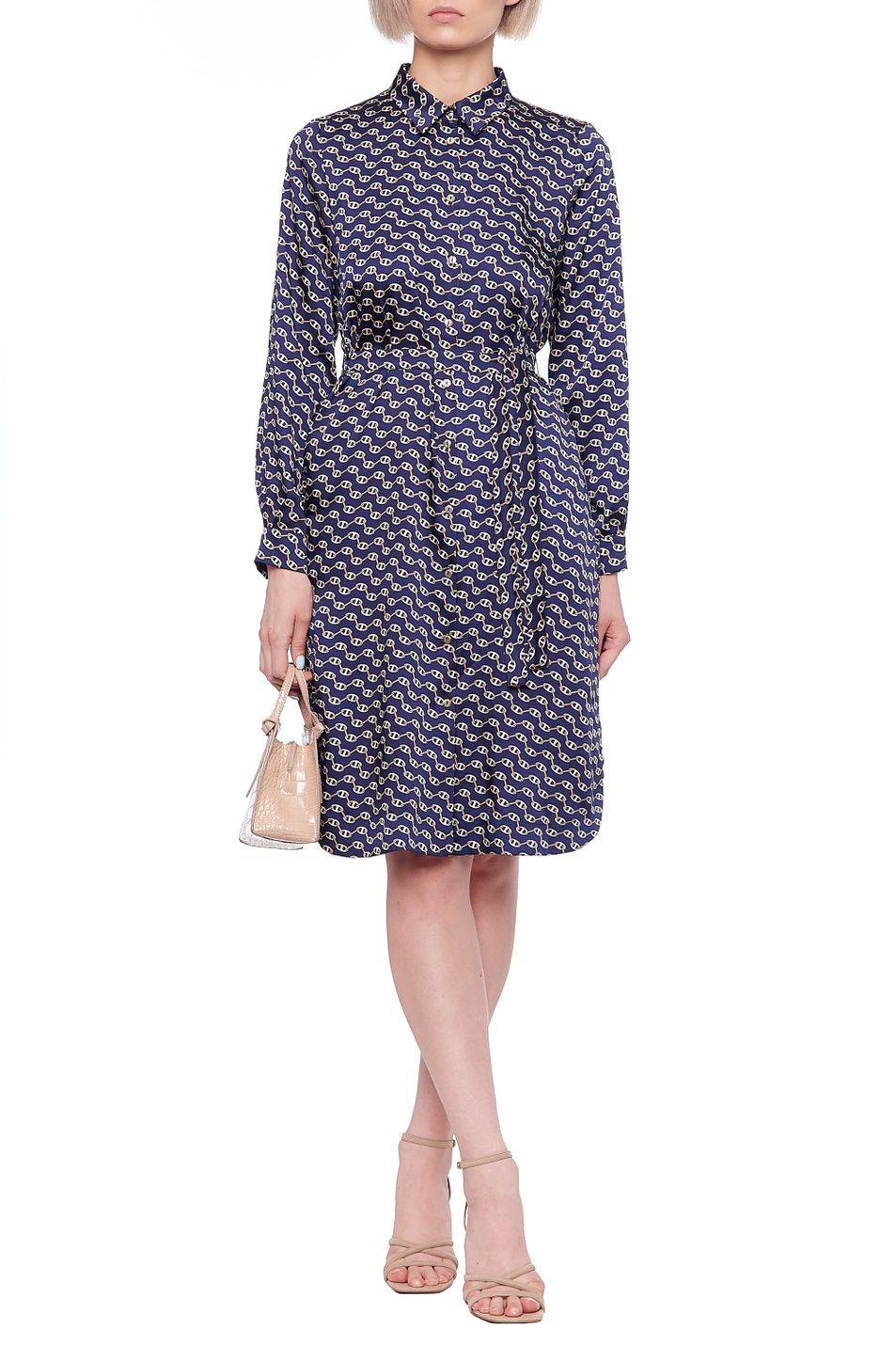 iBLUES Платье IDRO на пуговицах с поясом (цвет ), артикул 72262416 | Фото 1
