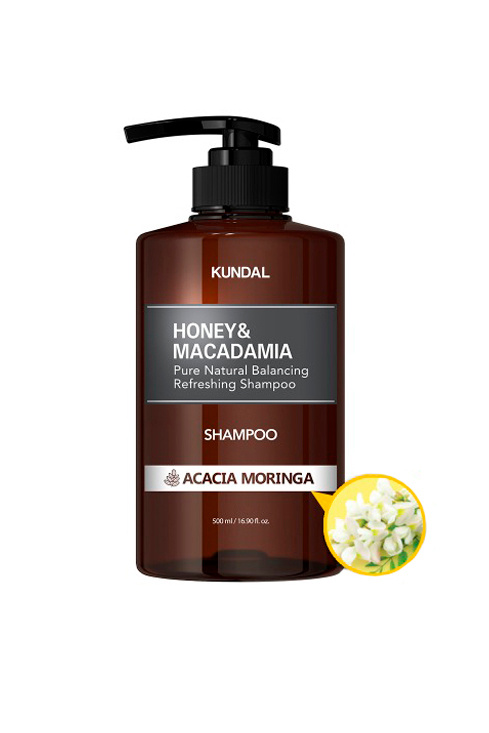 Не имеет пола KUNDAL Шампунь HONEY & MACADAMIA Shampoo ACACIA MORINGA, 500 мл (цвет ), артикул K8809568741101 | Фото 1